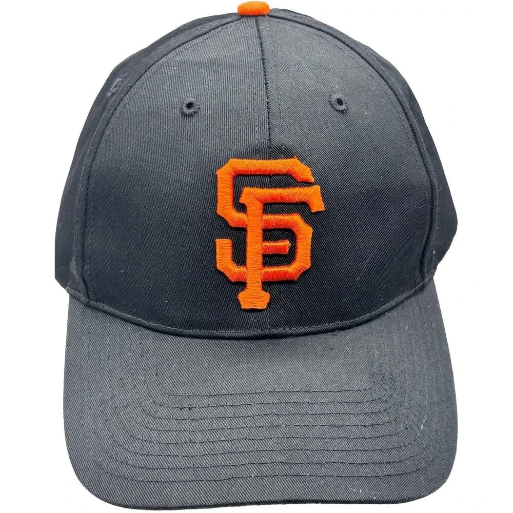 San Francisco Giants 47 Brand Snapback Hat Black Orange MLB